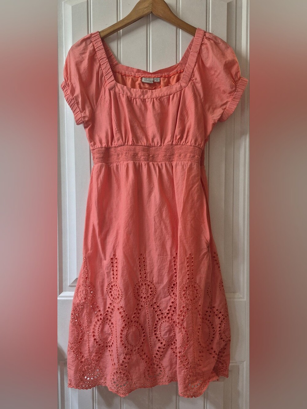Womens Coral Esprit Midi Dress Size 8